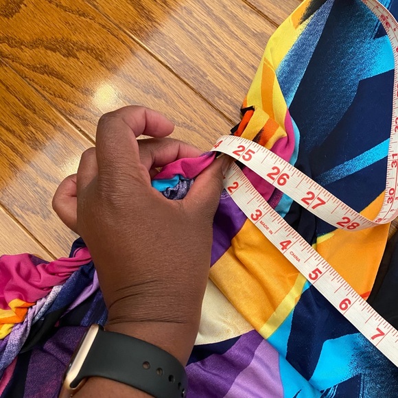 Multicolor Backless Dress - Picture 4 of 5